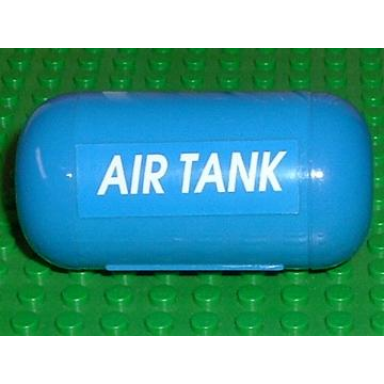 blue pneumatic air tank with white air tank pattern sticker - set 8250