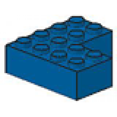 blue brick 4 x 4 corner