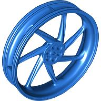 blue wheel 107.1mm d x 24mm motorcycle