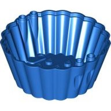 blue container cupcake muffin cup 8 x 8 x 3