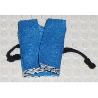 blue belville clothes vest with black belt