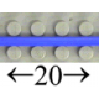 blue hose rigid 3mm d 20l 16.0cm
