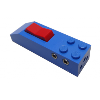 blue train track 12v switch button
