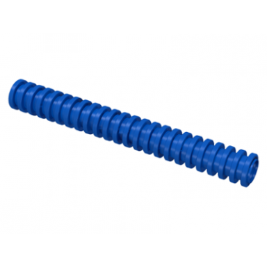 blue hose ribbed 7mm d 8l 6.4cm