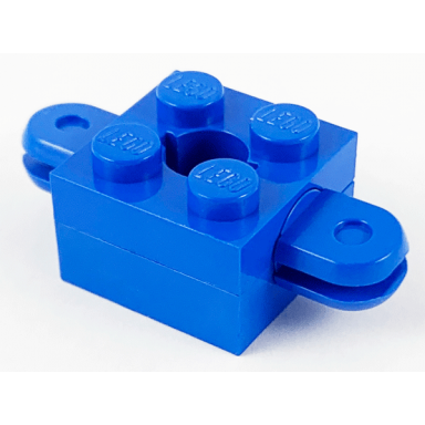 blue arm holder brick 2 x 2 with round top hole with arms 792 793 795 homemaker figure maxifigure torso assembly