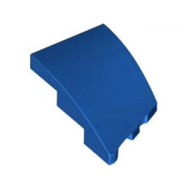 blue wedge 3 x 2 left no studs