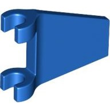 blue flag 2 x 2 trapezoid with flared edge