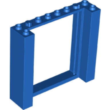 blue door frame 2 x 8 x 6