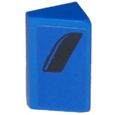blue slope 30 1 x 2 x 2 3 with curved black air vent stripe on blue background pattern model right side sticker - set 75875