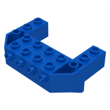 train front sloping base with 4 studs