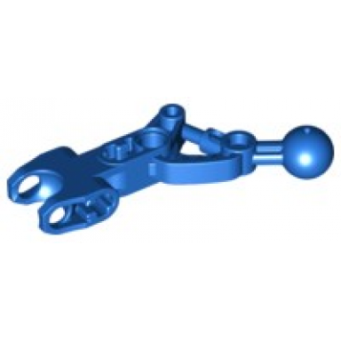 blue hero factory arm leg angular with ball joint and ball socket