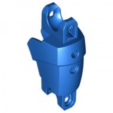 blue large figure arm leg section with 2 ball joint sockets