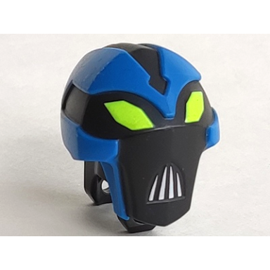 blue large figure head modified ben 10 big chill with black face pattern