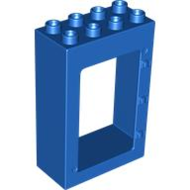 blue duplo door window frame 2 x 4 x 5