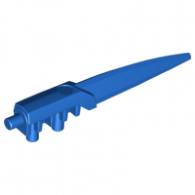 blue hero factory weapon blade long - flexible rubber