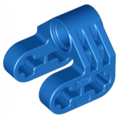 blue technic axle and pin connector perpendicular split