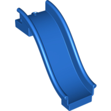 duplo slide straight with two studs at top end