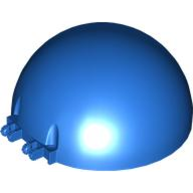 blue windscreen 10 x 10 x 4 canopy dome half sphere with dual 2 fingers