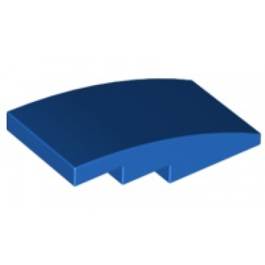 blue slope curved 4 x 2
