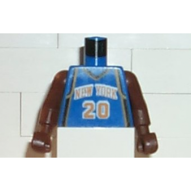 torso nba new york knicks 20 pattern brown nba arms
