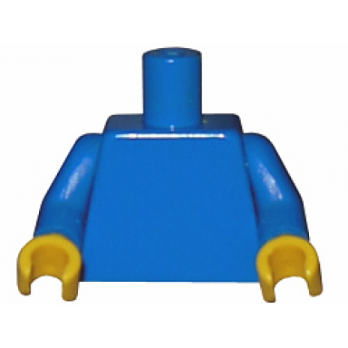 blue torso plain blue arms yellow hands