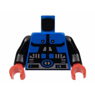 blue torso space spyrius pattern black arms red hands