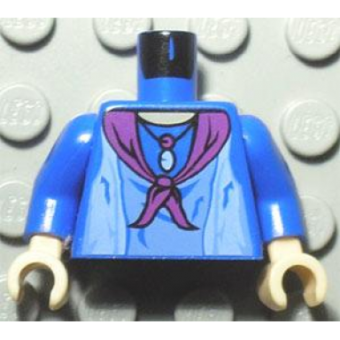 blue torso harry potter professor trelawney pattern blue arms light nougat hands