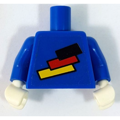 blue torso soccer german goalie german flag sticker front white number sticker back pattern specify number in listing blue arms white hands