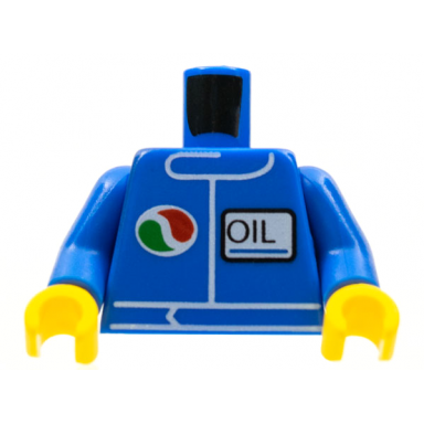 blue torso octan logo and upright font oil pattern blue arms yellow hands