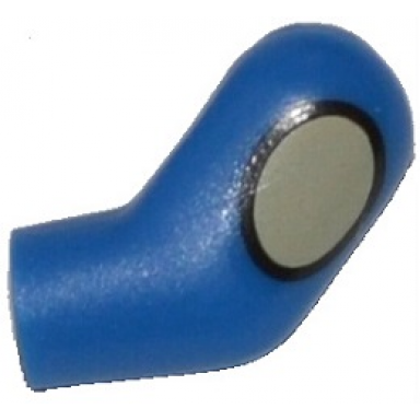 blue arm left with tan oval pattern