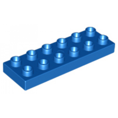 blue duplo plate 2 x 6