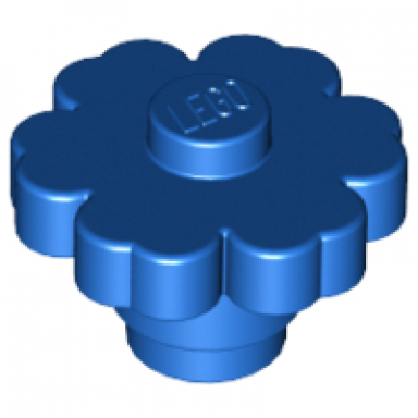 plant flower 2 x 2 rounded - solid stud