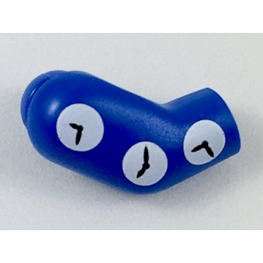 blue arm right with white clocks pattern