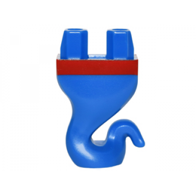 blue lower body genie with red belt pattern