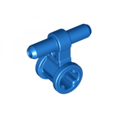 blue pneumatic hose connector with axle connector