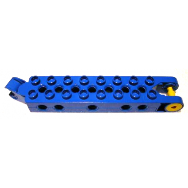 duplo toolo brick 2 x 8 with 10 side screw sockets swivel bracket end and clip end