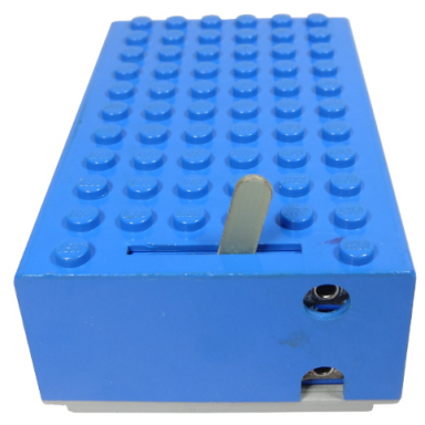 blue electric 4.5v battery box 6 x 11 x 3 type i for 1-prong connectors