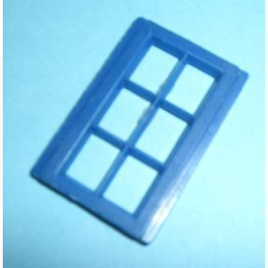 window 6 pane for slotted bricks