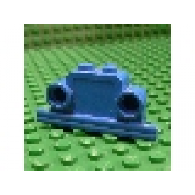 blue fabuland brick modified 1 x 4 x 2 bell shape with headlights