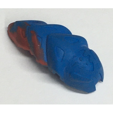 blue bionicle rahkshi kraata stage 1 with marbled pattern list head color describe the rest