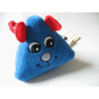 primo shape sorter cloth shape triangular mouse with squeaker