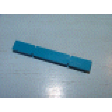 blue train signal circuit-breaker bar