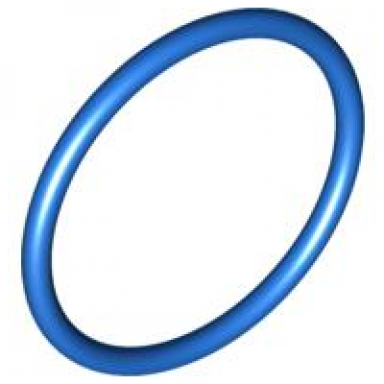 blue rubber belt extra extra large round cross section - approx 7 x 7