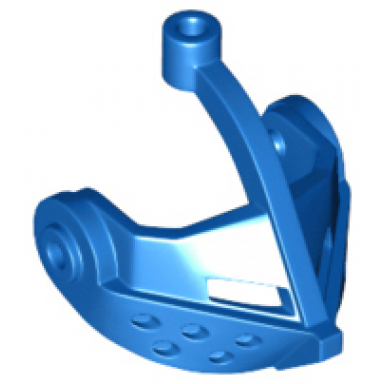 blue minifigure visor pointed