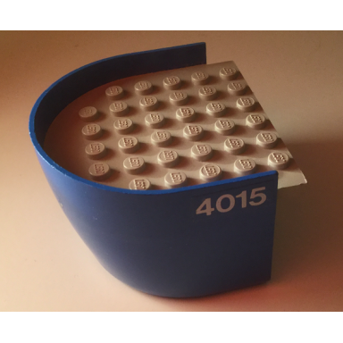 blue boat hull smooth stern 6 x 6 x 3 1 3 with light gray deck with white 4015 pattern on both sides stickers - set 4015