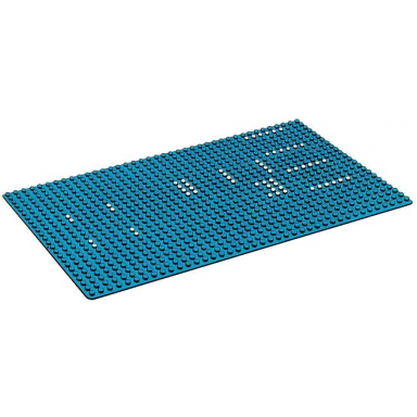 blue baseplate 24 x 40 with set 369 dots pattern