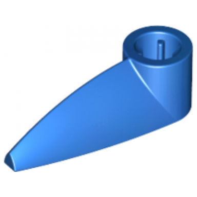 blue bionicle 1 x 3 tooth with axle hole bohrok eye
