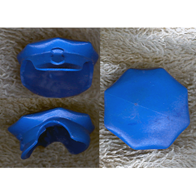 blue fabuland figure headgear police hat