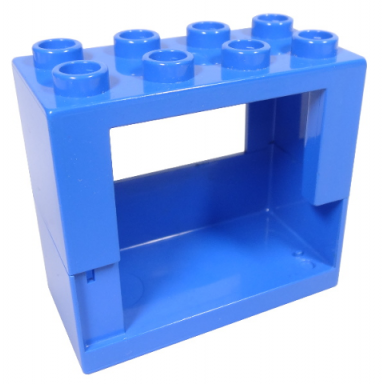 blue duplo door window frame 2 x 4 x 3 half door