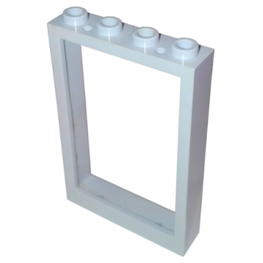 light violet window 1 x 4 x 5 with hollow studs